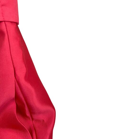 Eliza J Sleeveless Coral Pink Satin Bow Accent Dress Womens Size 4 FLAWED - Picture 3 of 9